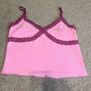 Pink tank top